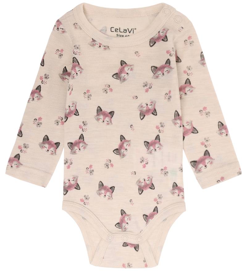 CeLaVi Body l/ä - Wolle - AOP - Flieder - CeLaVi - 80 - Body L/Ä CeLaVi Body l/ä - Wolle - AOP - Flieder - CeLaVi - 80 - Body L/Ä von CeLaVi