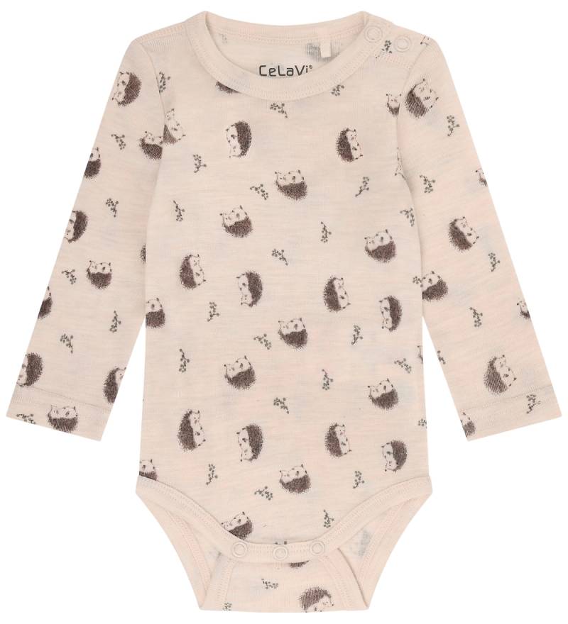 CeLaVi Body l/ä - Wolle - AOP - Walnuss - CeLaVi - 70 - Body L/Ä CeLaVi Body l/ä - Wolle - AOP - Walnuss - CeLaVi - 70 - Body L/Ä von CeLaVi