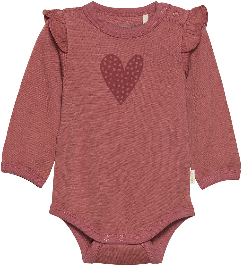 CeLaVi Body l/ä - Wolle - Verwelkt Rose - CeLaVi - 50 - Body L/Ä CeLaVi Body l/ä - Wolle - Verwelkt Rose - CeLaVi - 50 - Body L/Ä von CeLaVi