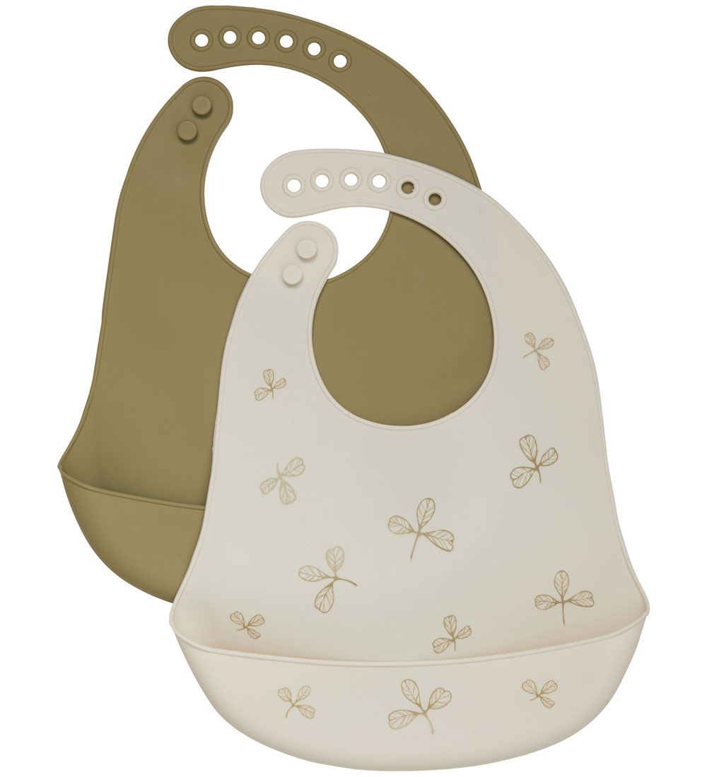 CeLaVi Lätzchen - 2er-Pack - Khaki - CeLaVi - One Size - Lätzchen von CeLaVi