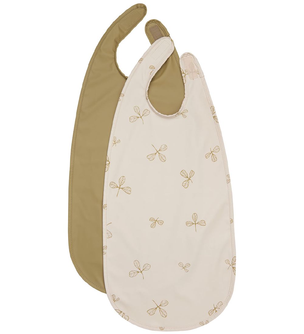 CeLaVi Lätzchen - 2er-Pack - Lang - PU - Khaki - CeLaVi - One Size - Lätzchen von CeLaVi
