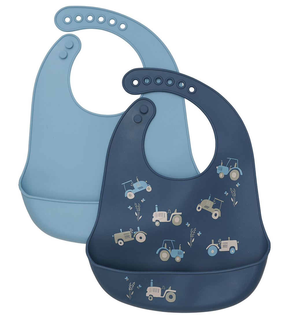 CeLaVi Lätzchen - 2er-Pack - Silikon - Blue Himmel - CeLaVi - One Size - Lätzchen von CeLaVi