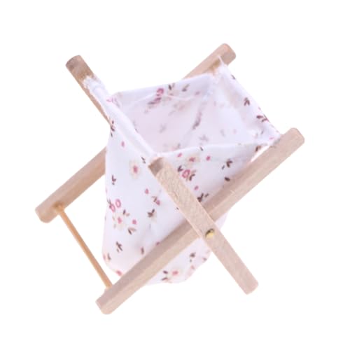 1:12 Puppenhäuser Miniatur Holzklappkleidung Aufbewahrungskorb Für Kinderspielzimmer Und Kreative Projekte von CeaBulo