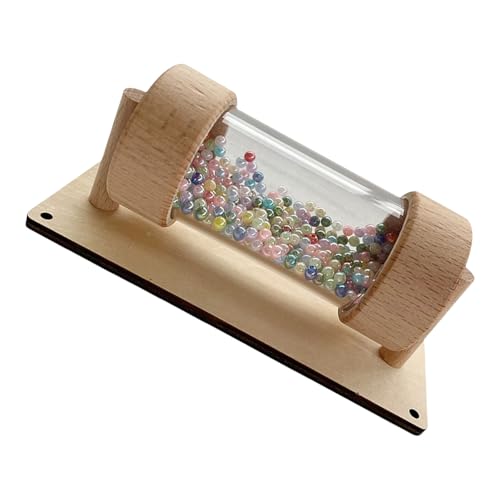 CeaBulo Holz Regenstift Regen Sound Maker Aktivität Spielzeug Fördert Sensorisches Engagement Und Achtung Für Kinder Musiklernen von CeaBulo