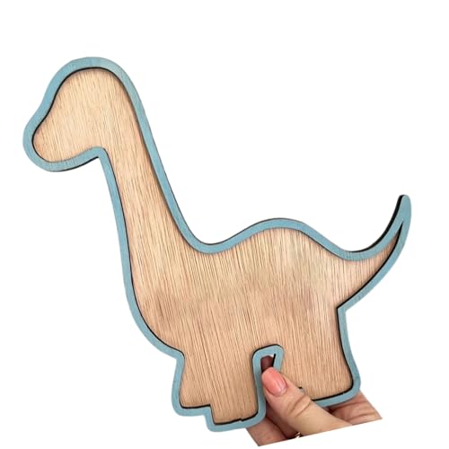 Naturholz Dinosaurierhängedekoration Für Kinderspielbereich Verbessert Die Fantasie Und Kreativität von CeaBulo