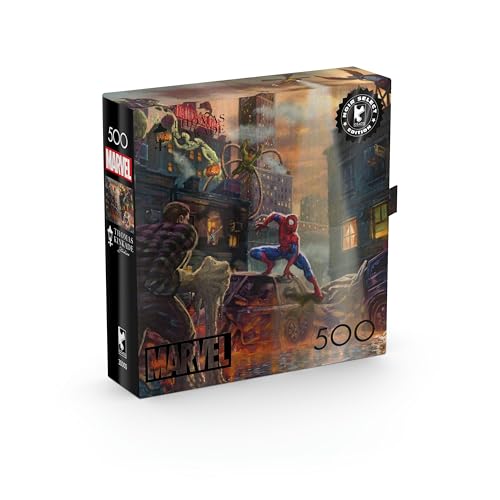 CEACO - Marvel - Kinkade - Spider-Man vs. The Sinister Six - 500-teiliges Puzzle für Erwachsene, herausforderndes Puzzle, perfekt für Spieleabende, fertige Puzzle-Größe ist 21,25 x 15,00 cm CEACO - Marvel - Kinkade - Spider-Man vs. The Sinister Six - 500-teiliges Puzzle für Erwachsene, herausforderndes Puzzle, perfekt für Spieleabende, fertige Puzzle-Größe ist 21,25 x 15,00 cm von Ceaco