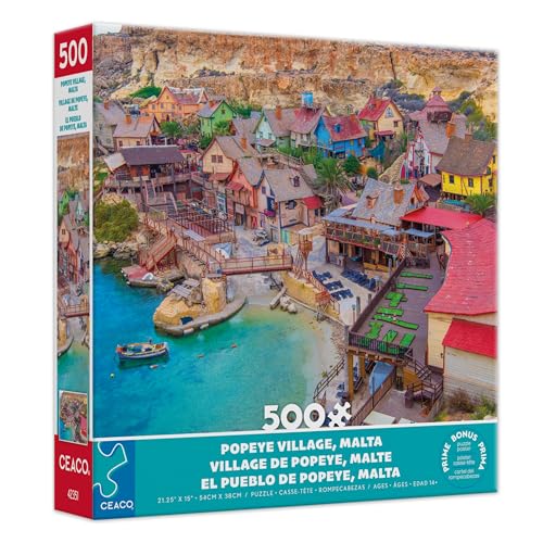 Ceaco - Altug Galip Popeye Village 500-teiliges Puzzle für Erwachsene – herausforderndes Puzzle perfekt für Spieleabende – Fertige Größe ist 24 x 18 cm Ceaco - Altug Galip Popeye Village 500-teiliges Puzzle für Erwachsene – herausforderndes Puzzle perfekt für Spieleabende – Fertige Größe ist 24 x 18 cm von Ceaco