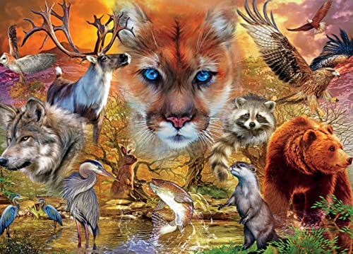 Ceaco - Animal Kingdom - Säugetiere - 1000 Teile Puzzle Ceaco - Animal Kingdom - Säugetiere - 1000 Teile Puzzle von Ceaco