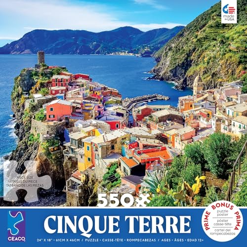 Ceaco - Around The World - Cinque Terre - Puzzle mit 550 Teilen Ceaco - Around The World - Cinque Terre - Puzzle mit 550 Teilen von Ceaco