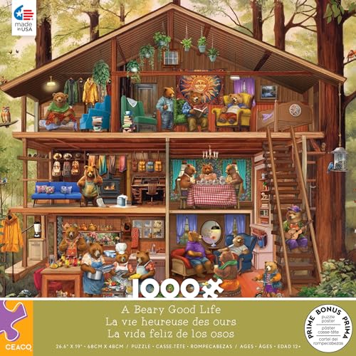 Ceaco - Chris Bigelow - A Beary Good Life - 1000 Teile Puzzle von Ceaco