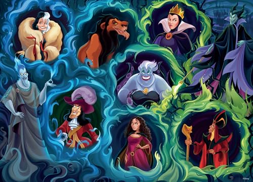 Ceaco - Disney - Bösewichte - 1000 Teile Puzzle für Erwachsene - Herausforderndes Puzzle perfekt für Spieleabende - Fertige Größe ist 26,5 x 19 cm Ceaco - Disney - Bösewichte - 1000 Teile Puzzle für Erwachsene - Herausforderndes Puzzle perfekt für Spieleabende - Fertige Größe ist 26,5 x 19 cm von Ceaco