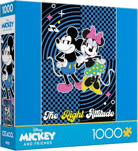 Ceaco - Disney - Mickey und Friends - The Right Attitude - 1000 Teile Puzzle von Ceaco