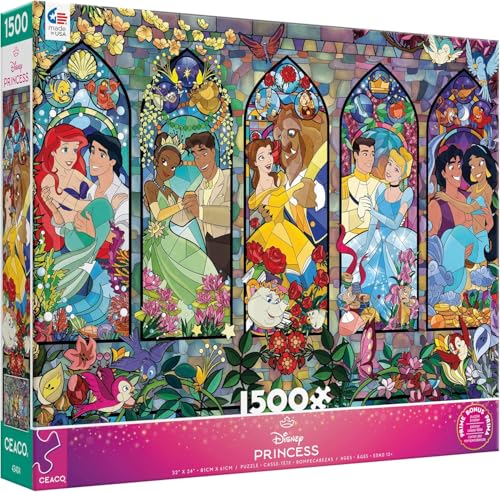 Ceaco Disney - Princess Castle Royal Windows - Puzzle mit 1500 Teilen Ceaco Disney - Princess Castle Royal Windows - Puzzle mit 1500 Teilen von Ceaco