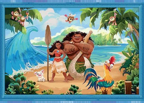 Ceaco - Disney - Thomas Kinkade - Moana und Maui - 1000 Teile Puzzle für Erwachsene - Herausforderndes Puzzle perfekt für Spieleabende - Fertige Größe ist 26,5 x 19 cm Ceaco - Disney - Thomas Kinkade - Moana und Maui - 1000 Teile Puzzle für Erwachsene - Herausforderndes Puzzle perfekt für Spieleabende - Fertige Größe ist 26,5 x 19 cm von Ceaco