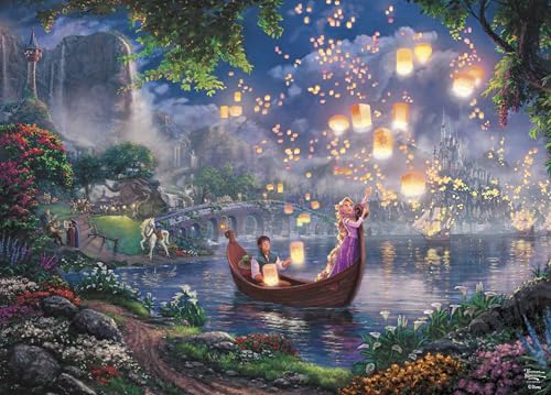 Ceaco - Disney - Thomas Kinkade - Tangled - 1000 Teile Puzzle für Erwachsene - Herausforderndes Puzzle perfekt für Spieleabende - Fertige Größe ist 26,5 x 19 cm Ceaco - Disney - Thomas Kinkade - Tangled - 1000 Teile Puzzle für Erwachsene - Herausforderndes Puzzle perfekt für Spieleabende - Fertige Größe ist 26,5 x 19 cm von Ceaco