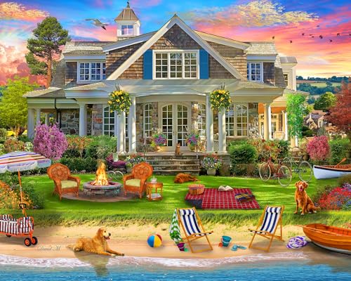 Ceaco - EZ2Hold - David Maclean - Memories at The Lake - 1000 Teile Puzzle für Erwachsene - Herausforderndes Puzzle perfekt für Spieleabende - Fertige Größe ist 30 x 24 cm Ceaco - EZ2Hold - David Maclean - Memories at The Lake - 1000 Teile Puzzle für Erwachsene - Herausforderndes Puzzle perfekt für Spieleabende - Fertige Größe ist 30 x 24 cm von Ceaco