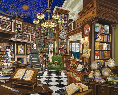 Ceaco - EZ2Hold - Joel McIntyre - Seltener Buchhändler - 1000-teiliges Puzzle für Erwachsene - Herausforderndes Puzzle perfekt für Spieleabende - Fertige Größe ist 30 x 24 cm Ceaco - EZ2Hold - Joel McIntyre - Seltener Buchhändler - 1000-teiliges Puzzle für Erwachsene - Herausforderndes Puzzle perfekt für Spieleabende - Fertige Größe ist 30 x 24 cm von Ceaco