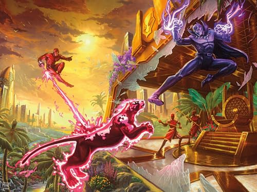 Ceaco - Folienpuzzle - Thomas Kinkade - Marvel Comics - Black Panther - 500 Teile Puzzle von Ceaco