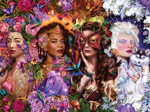 Ceaco - Glitter - Fairy Queens - 750 Teile Puzzle von Ceaco