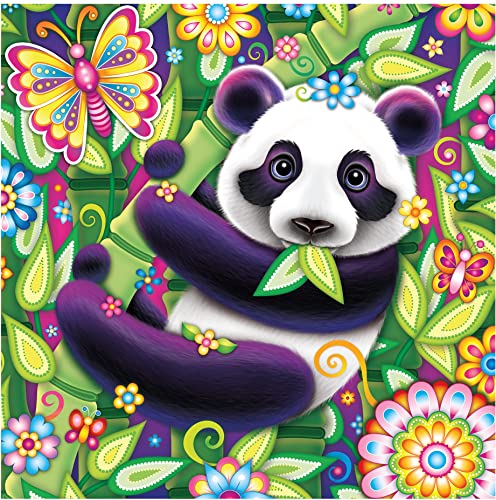 Ceaco - Groovy Animals - Panda - 750 Teile Puzzle von Ceaco