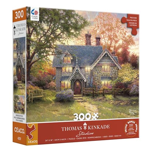 Ceaco - Großes Puzzle- Thomas Kinkade - Lebkuchenhäuschen - Entspannende und lustige Aktivität für Erwachsene Ceaco - Großes Puzzle- Thomas Kinkade - Lebkuchenhäuschen - Entspannende und lustige Aktivität für Erwachsene von Ceaco