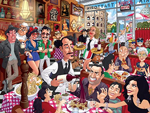Ceaco Italienisches Restaurant, 550-teiliges Puzzle, 61 x 45,7 cm, mehrfarbig, für Fortgeschrittene, ab 7 Jahren Ceaco Italienisches Restaurant, 550-teiliges Puzzle, 61 x 45,7 cm, mehrfarbig, für Fortgeschrittene, ab 7 Jahren von Ceaco