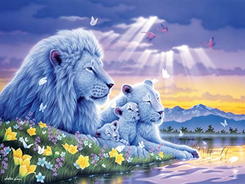 Ceaco - Kentaro - Lion's Happiest Moments - 750 Teile Puzzle Ceaco - Kentaro - Lion's Happiest Moments - 750 Teile Puzzle von Ceaco