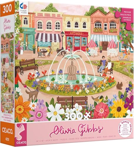 Ceaco - Olivia Gibbs - Town Park - 300 Teile Puzzle von Ceaco