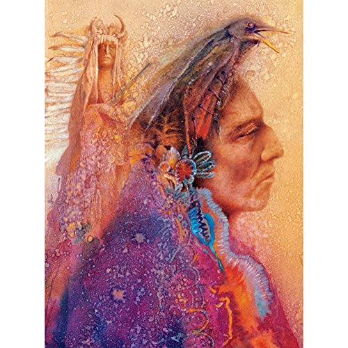 Ceaco Puzzle 1000 Teile - Native Spirit - Soul Crow von Ceaco