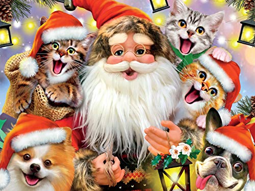 Ceaco - Selfies - Holiday Santa Selfie - 550 Teile Puzzle von Ceaco