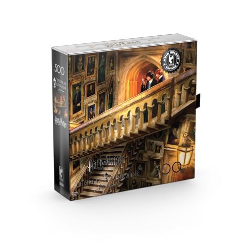 Ceaco - Silver Select - Thomas Kinkade Harry Potter - Grand Staircase - 500 Teile Puzzle für Erwachsene - Herausforderndes Puzzle perfekt für Spieleabende von Ceaco