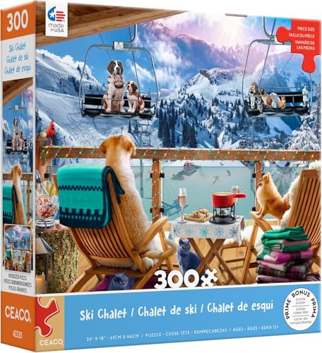 Ceaco - Ski Chalet - 300 Teile Puzzle Ceaco - Ski Chalet - 300 Teile Puzzle von Ceaco