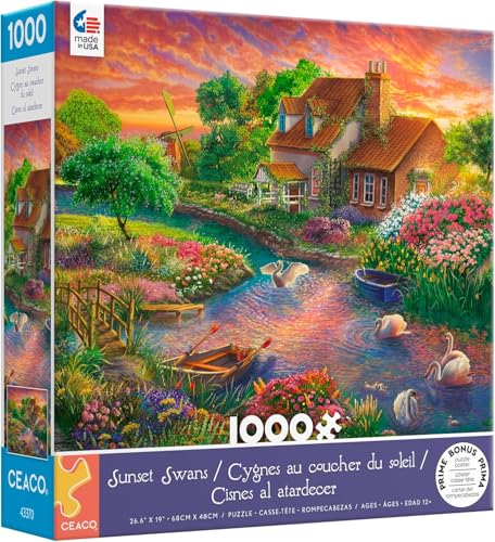 Ceaco - Sunset Swans - 1000 Teile Puzzle Ceaco - Sunset Swans - 1000 Teile Puzzle von Ceaco