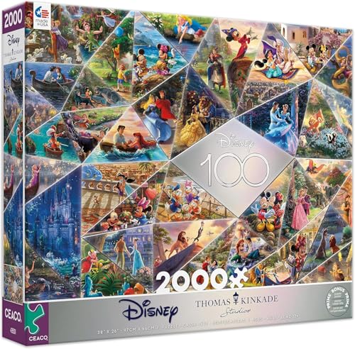 Ceaco Thomas Kinkade Disney 100. Collage 2000-teiliges Puzzle Ceaco Thomas Kinkade Disney 100. Collage 2000-teiliges Puzzle von Ceaco