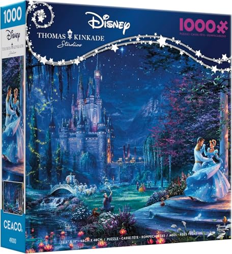 Ceaco - Thomas Kinkade - Disney - Cinderella - Tanz im Sternenlicht - Puzzle mit 1000 Teilen Ceaco - Thomas Kinkade - Disney - Cinderella - Tanz im Sternenlicht - Puzzle mit 1000 Teilen von Ceaco