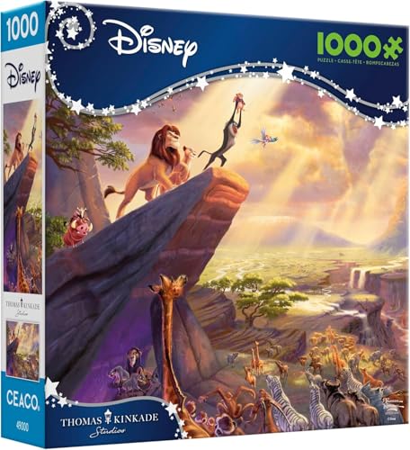 Ceaco - Thomas Kinkade - Disney - Der König der Löwen - Puzzle mit 1000 Teilen von Ceaco