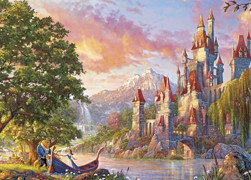 Ceaco - Thomas Kinkade - Disney - Die Schöne und das Biest II - Puzzle mit 1000 Teilen von Ceaco