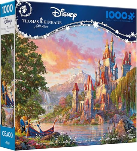 Ceaco - Thomas Kinkade - Disney - Die Schöne und das Biest II - Puzzle mit 1000 Teilen von Ceaco
