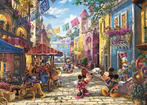 Ceaco - Thomas Kinkade - Disney - Mickey und Minnie in Mexiko - 1000 Teile Puzzle Ceaco - Thomas Kinkade - Disney - Mickey und Minnie in Mexiko - 1000 Teile Puzzle von Ceaco