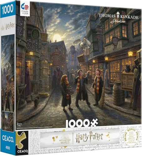 Ceaco - Thomas Kinkade - Harry Potter - Wizarding World - Diagon Alley - 1000 Teile Puzzle Ceaco - Thomas Kinkade - Harry Potter - Wizarding World - Diagon Alley - 1000 Teile Puzzle von Ceaco
