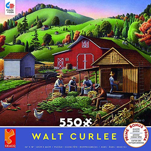Walt Curlee Corn Shuckers Puzzle – 550 Teile von Ceaco