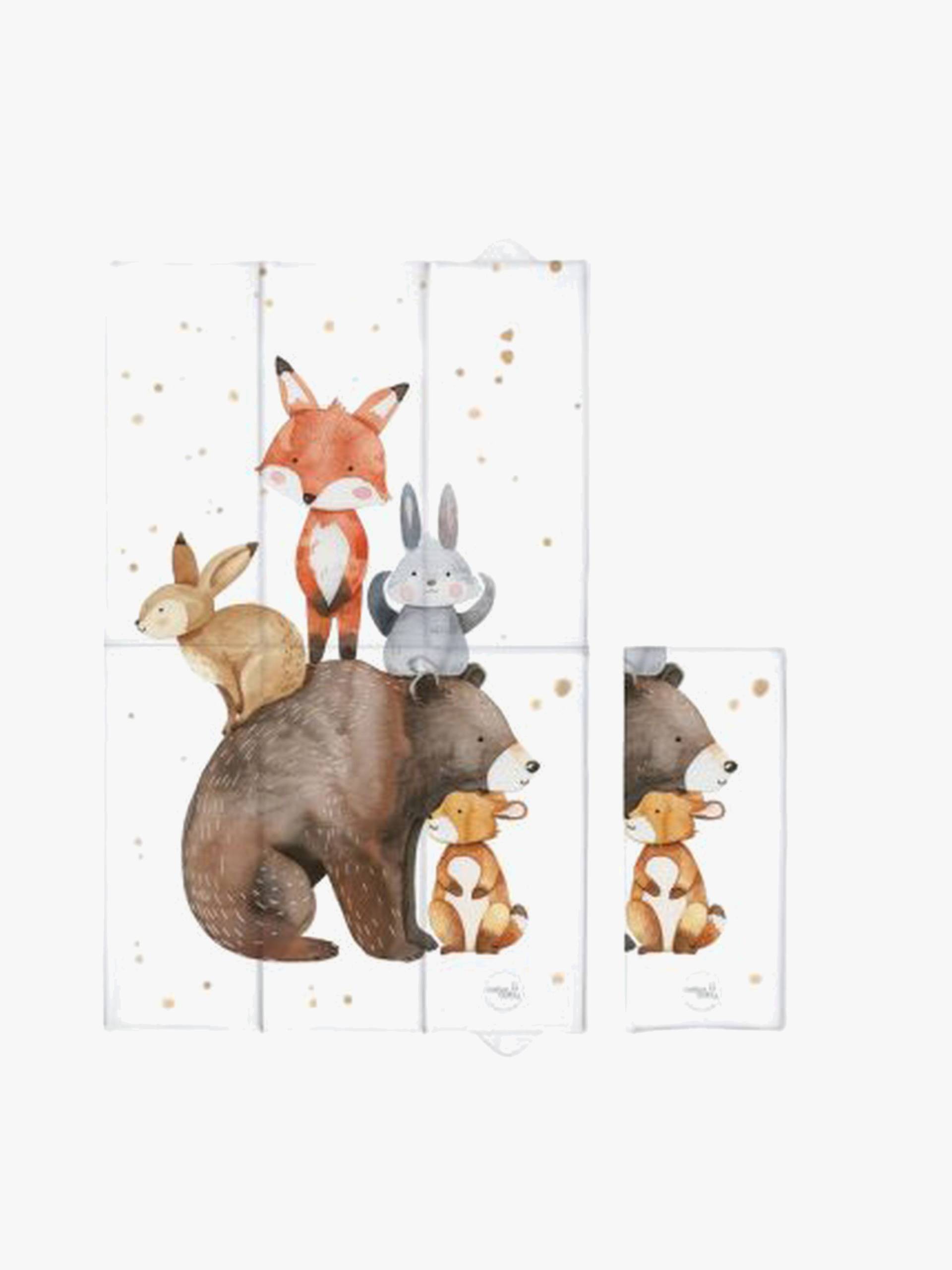 Ceba Tragbare Wickelunterlage, Forest Friends von Ceba