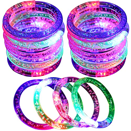 Ceboic LED Armband Set, 12 Stück LED Armreif Leuchtarmbänder 6 Farbe, LED Armreif Bunt Knicklichter Leuchtarmbänder Wickelarmband für Party, Weihnachten, Hallowen, Konzerte, Disko, Musikfestival, Bars Ceboic LED Armband Set, 12 Stück LED Armreif Leuchtarmbänder 6 Farbe, LED Armreif Bunt Knicklichter Leuchtarmbänder Wickelarmband für Party, Weihnachten, Hallowen, Konzerte, Disko, Musikfestival, Bars von Ceboic