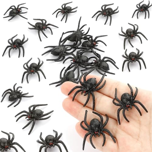 Ceeyoll 30 Stück Spinnen Halloween,Halloween Spinnen,Kunststoff Spinnen Dekoration,Halloween Streich Requisiten, Gruselig Halloween Gummispinne für Spukhaus Halloween Party Dekorationen. Ceeyoll 30 Stück Spinnen Halloween,Halloween Spinnen,Kunststoff Spinnen Dekoration,Halloween Streich Requisiten, Gruselig Halloween Gummispinne für Spukhaus Halloween Party Dekorationen. von Ceeyoll