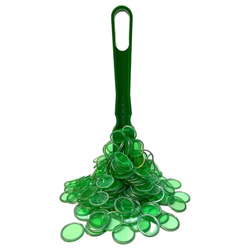 Ceeyoll Bingo Chips Set Magnetstab, Magnetisches Bingo Set, Lotto Token, Magnetisce Bingo Chips, Magnetischer Bing Stick Mit, Wird Für Familienspiele Und Eltern Kind Interaktion Verwendet (Grün) von Ceeyoll