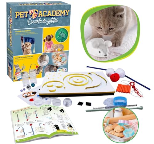 Cefa Toys 21898 Pet Academy Lernspiel, Kätzchenschule. Bringen Sie Ihrem Haustier grundlegende Gehorsamsregeln bei, bunt von Cefa Toys