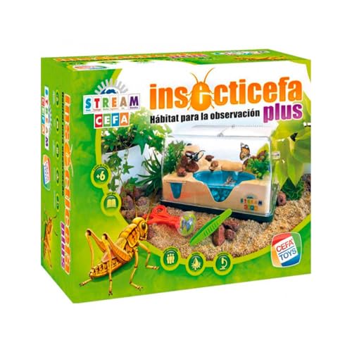 Cefa Toys - Insekticefa Plus, natürlicher Lebensraum für Wasser- und Landkreaturen, geeignet für Kinder ab 6 Jahren, Grün (21852) von Cefa Toys