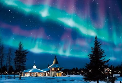 Aurora-Nacht - Puzzles für Erwachsene,Puzzle 120 Teile, Puzzle 25x20 cm DIY - Puzzles für Heimdekoration, Familienpuzzle für Erwachsene und Kinder von Cekog