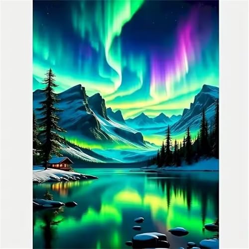 Aurora-See - Puzzles für Erwachsene,Puzzle 200 Teile, Puzzle 35x25 cm DIY - Puzzles für Heimdekoration, Familienpuzzle für Erwachsene und Kinder Aurora-See - Puzzles für Erwachsene,Puzzle 200 Teile, Puzzle 35x25 cm DIY - Puzzles für Heimdekoration, Familienpuzzle für Erwachsene und Kinder von Cekog