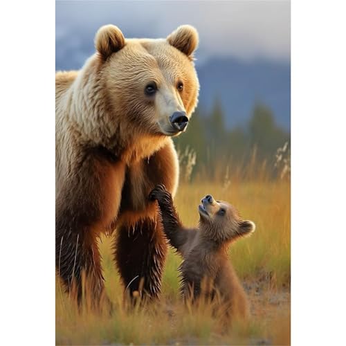 Bär Tier - Puzzles für Erwachsene,Puzzle 300 Teile, Puzzle 40x28 cm DIY - Puzzles für Heimdekoration, Familienpuzzle für Erwachsene und Kinder Bär Tier - Puzzles für Erwachsene,Puzzle 300 Teile, Puzzle 40x28 cm DIY - Puzzles für Heimdekoration, Familienpuzzle für Erwachsene und Kinder von Cekog
